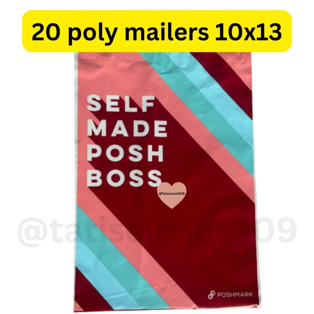 20 Posh Boss poly mailers shipping bags size 10x13
